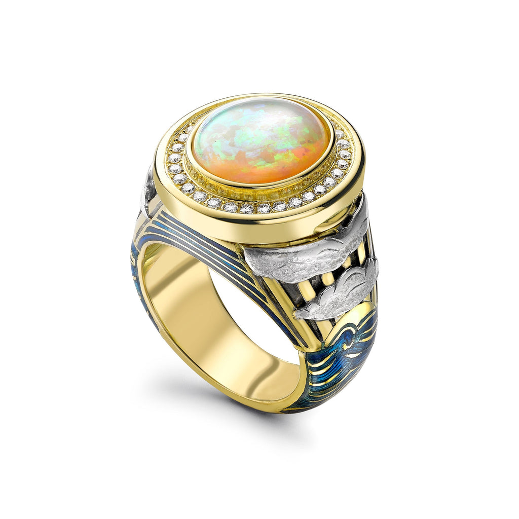 Stormy Seas Opening Ring
