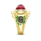 Skull & Heart Opening Ring