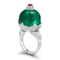 Emerald Bead Ring