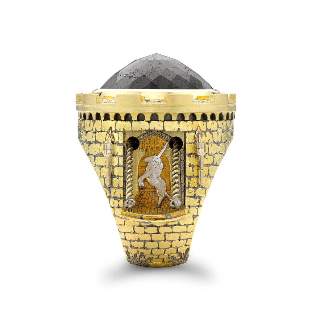 Black Diamond Castle Ring