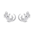 Diamond Salamander Earrings