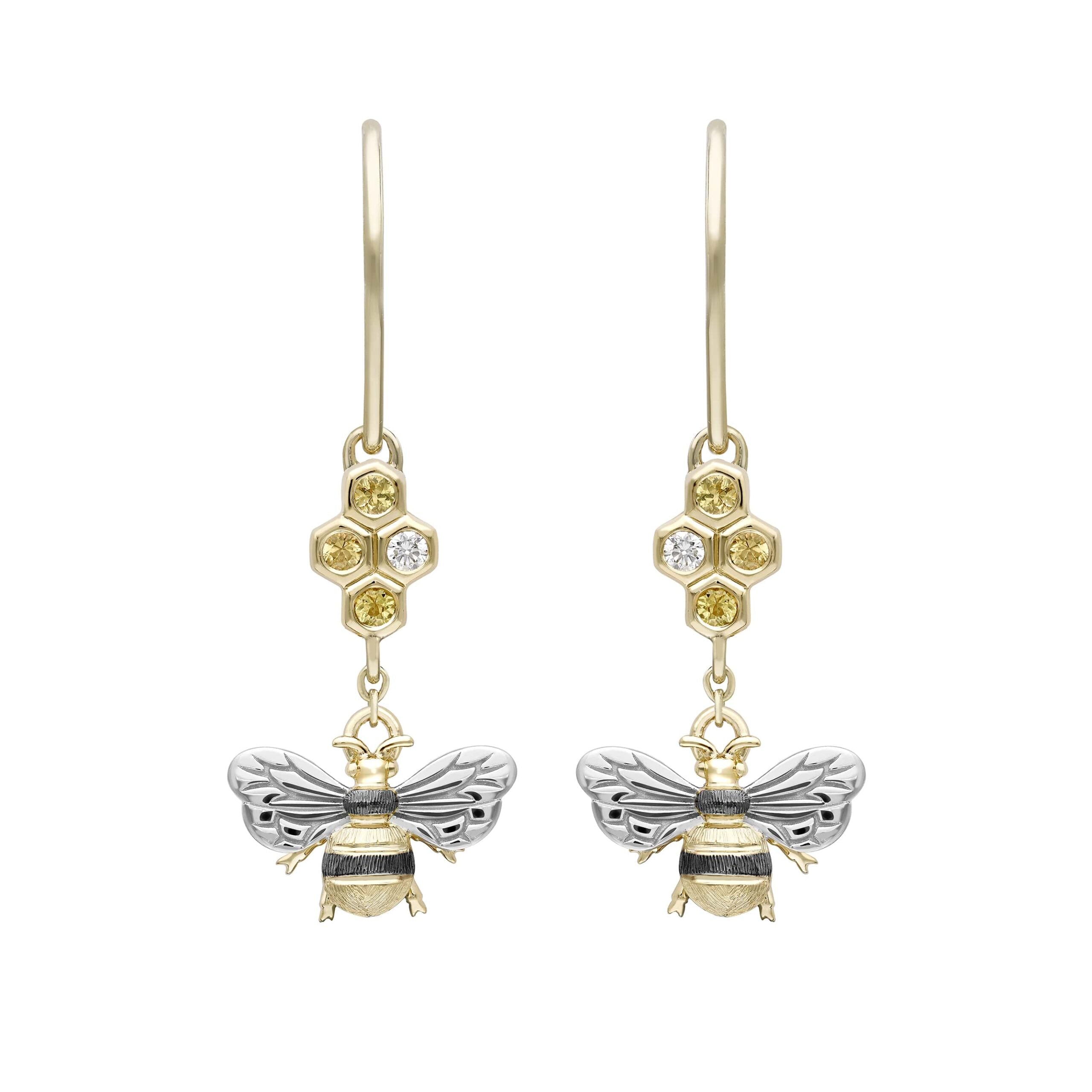 Queen Bee Drop Earrings