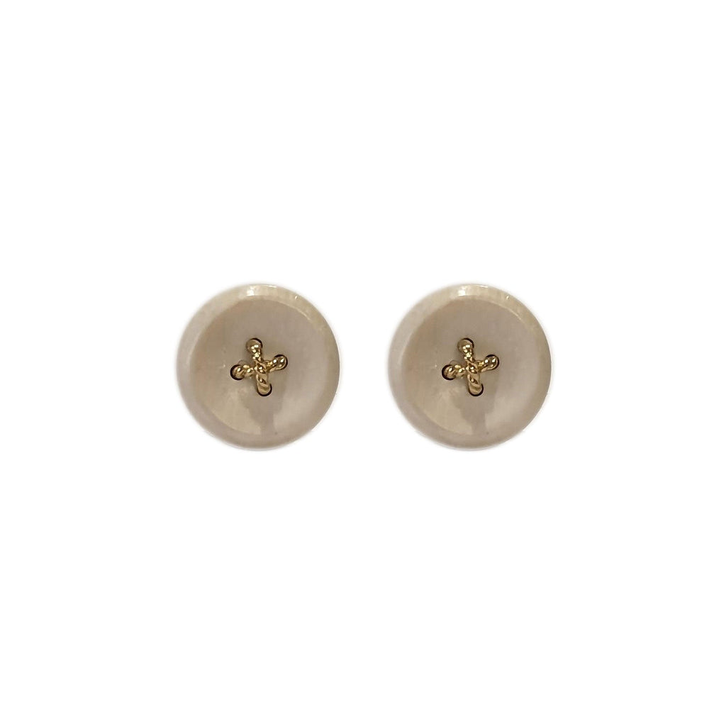 Mammoth Button Small Stud Earrings