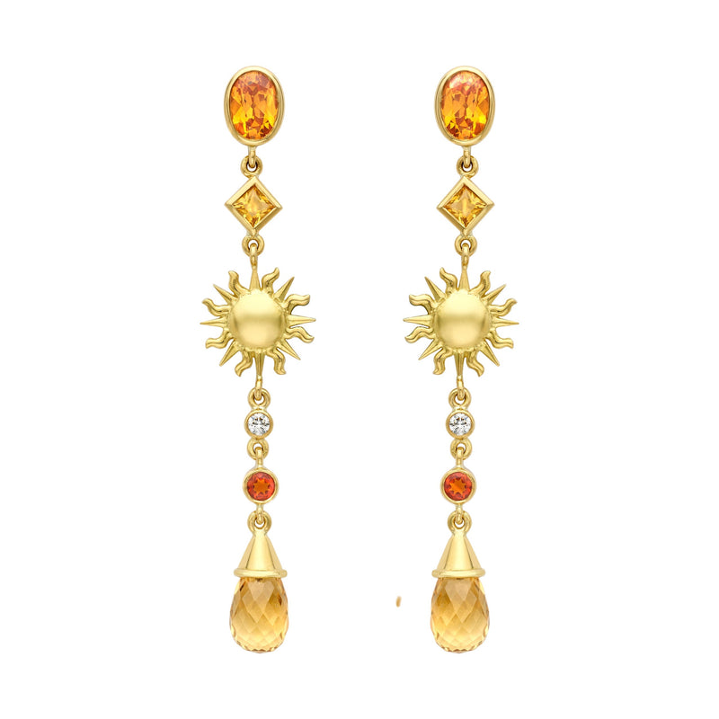 Sun Fable Drop Earrings