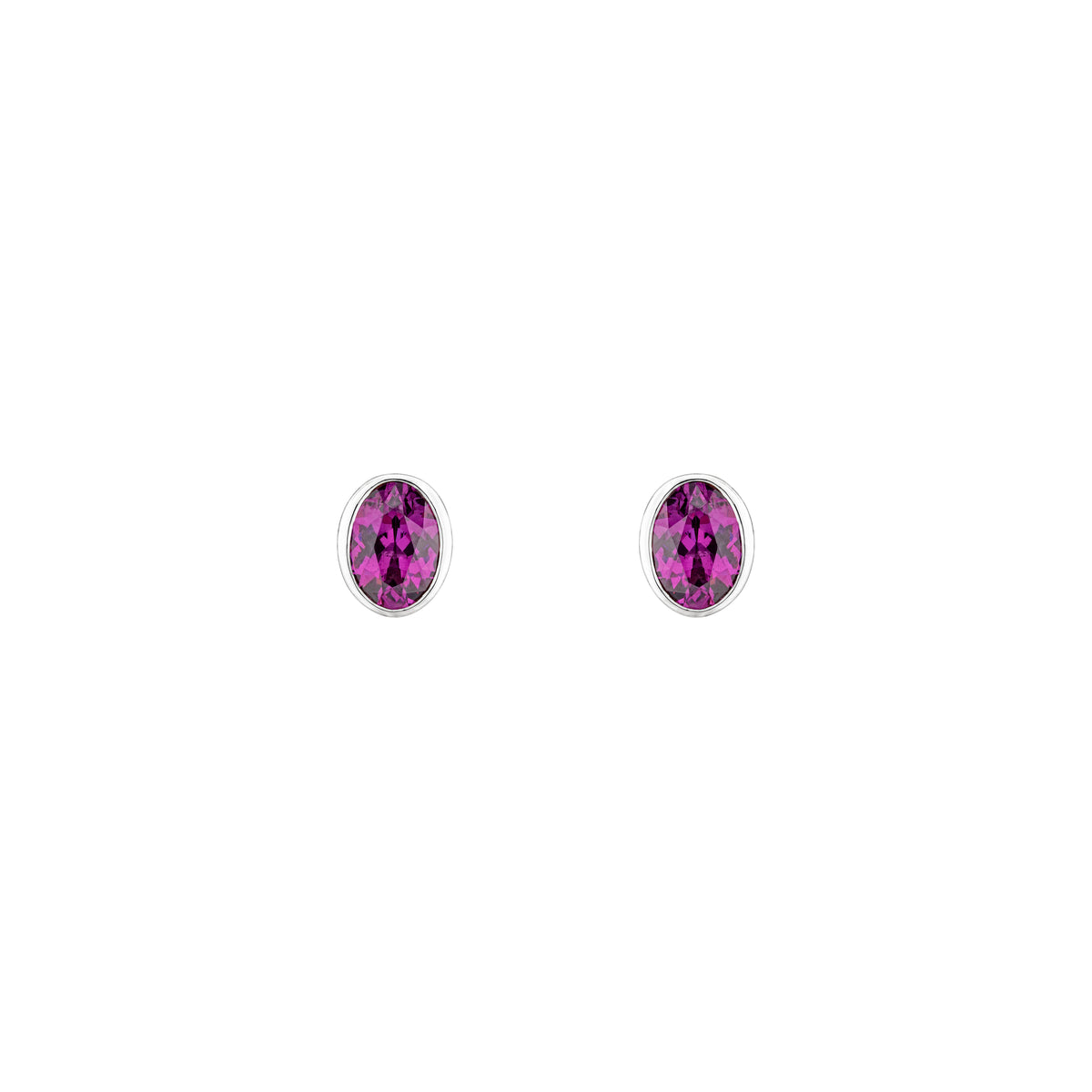 Garnet Stud Earrings