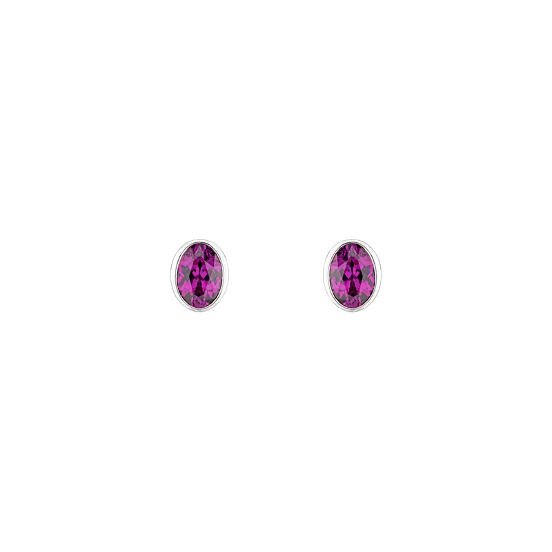 Garnet Stud Earrings