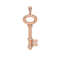 Baby Key Pendant with Diamond Details