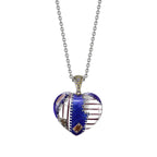 Sapphire & Enamel Large 'This Old 'Art of Mine' Pendant