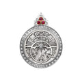 Diamond & Ruby Astrolabe Pendant