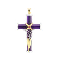Lily-Of-The-Valley Cross Pendant