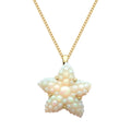 Carved Starfish Opal Pendant