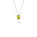Peridot 'Creme De Menthe Glass' Pendant