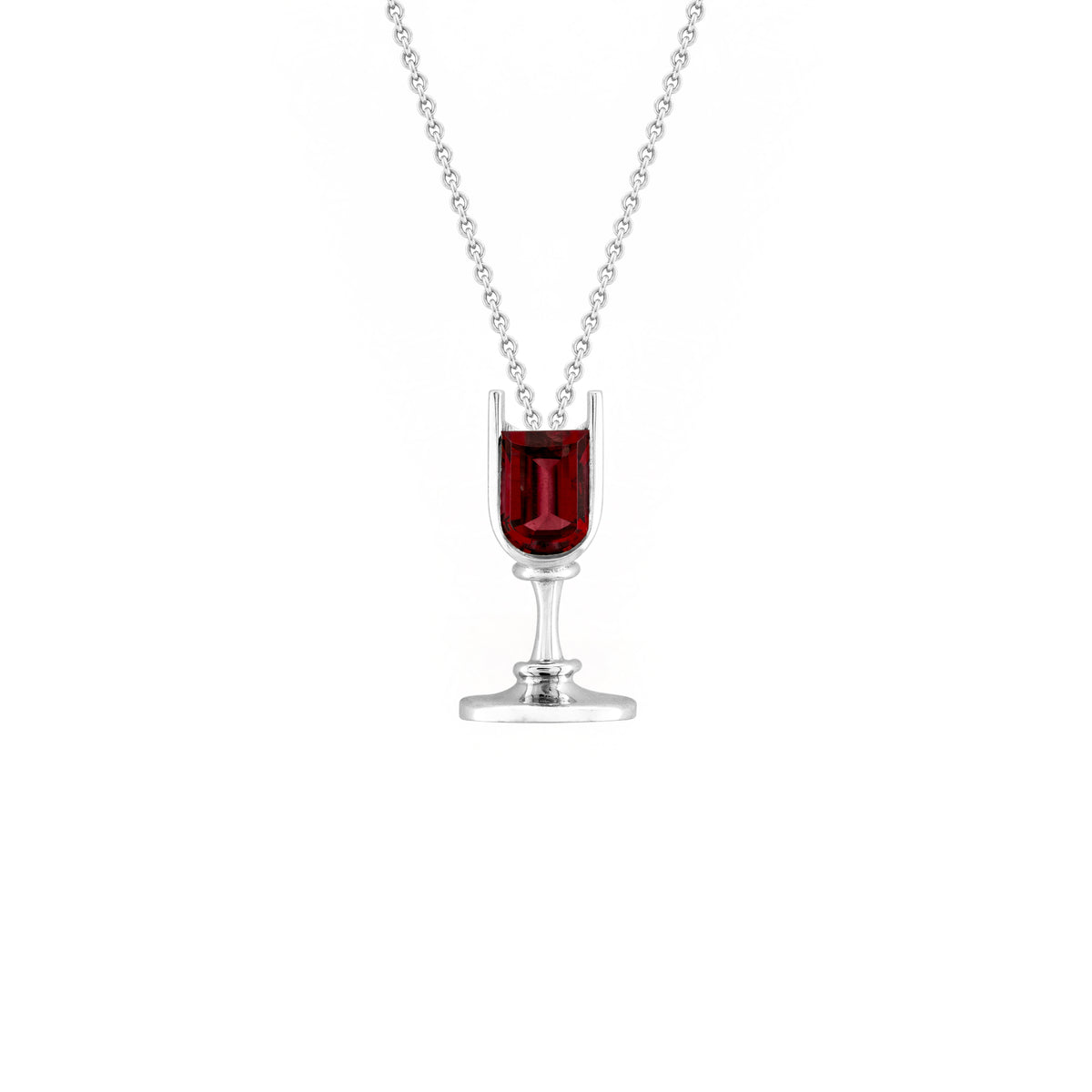 Garnet 'Port Glass' Pendant