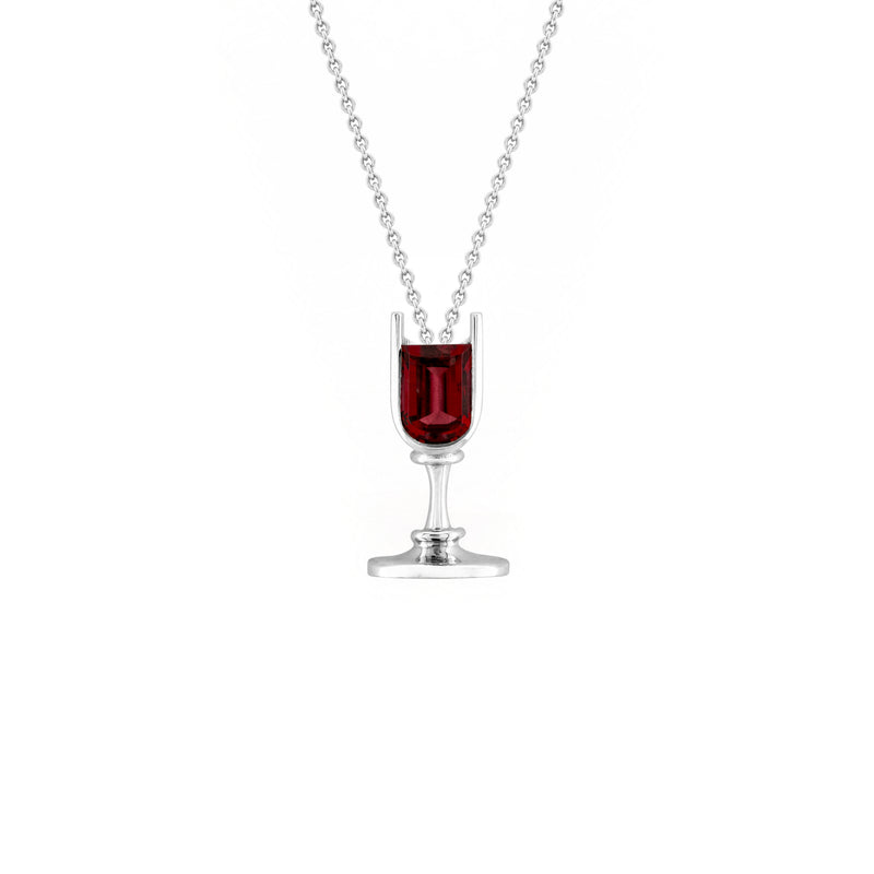 Garnet 'Port Glass' Pendant