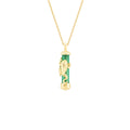 Green Agate & Frog Fable Pendant