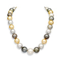 Tahitian, White & Golden South Sea Pearl Necklace