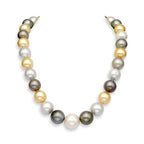 Tahitian, White & Golden South Sea Pearl Necklace