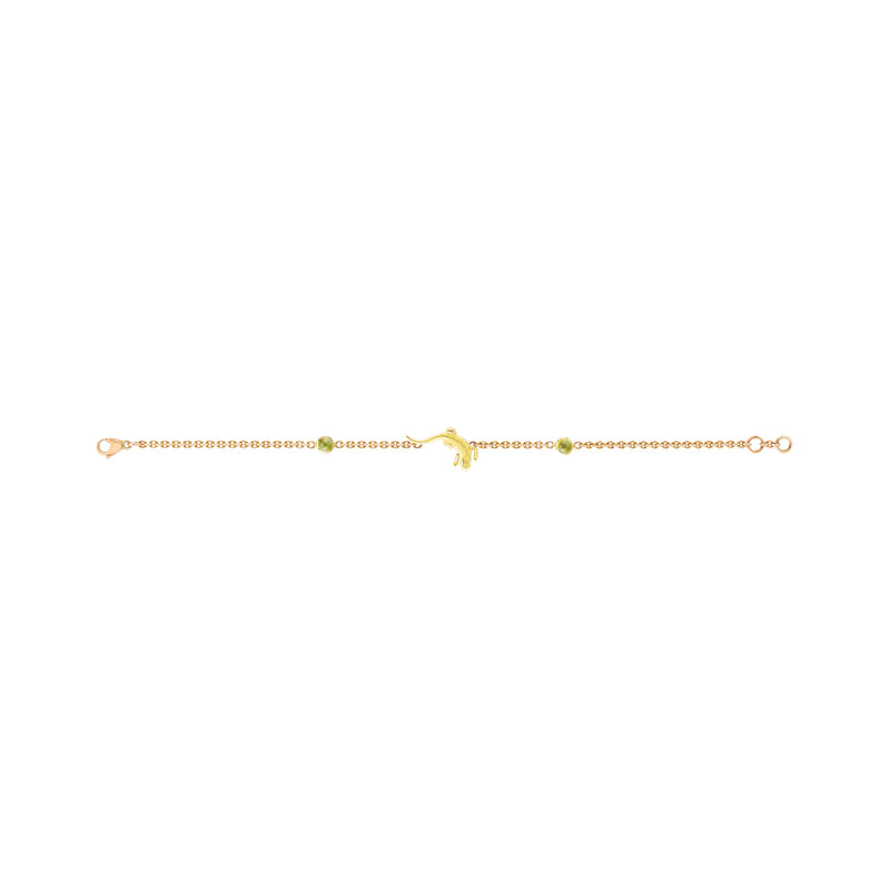 Peridot Salamander Fable Bracelet