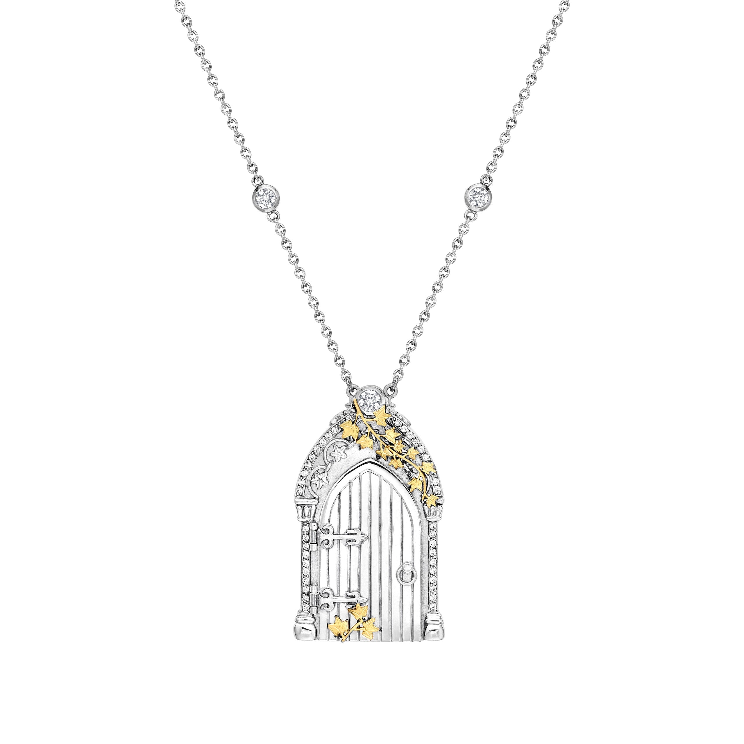 Forevermark Diamond Church Door Opening Pendant Locket