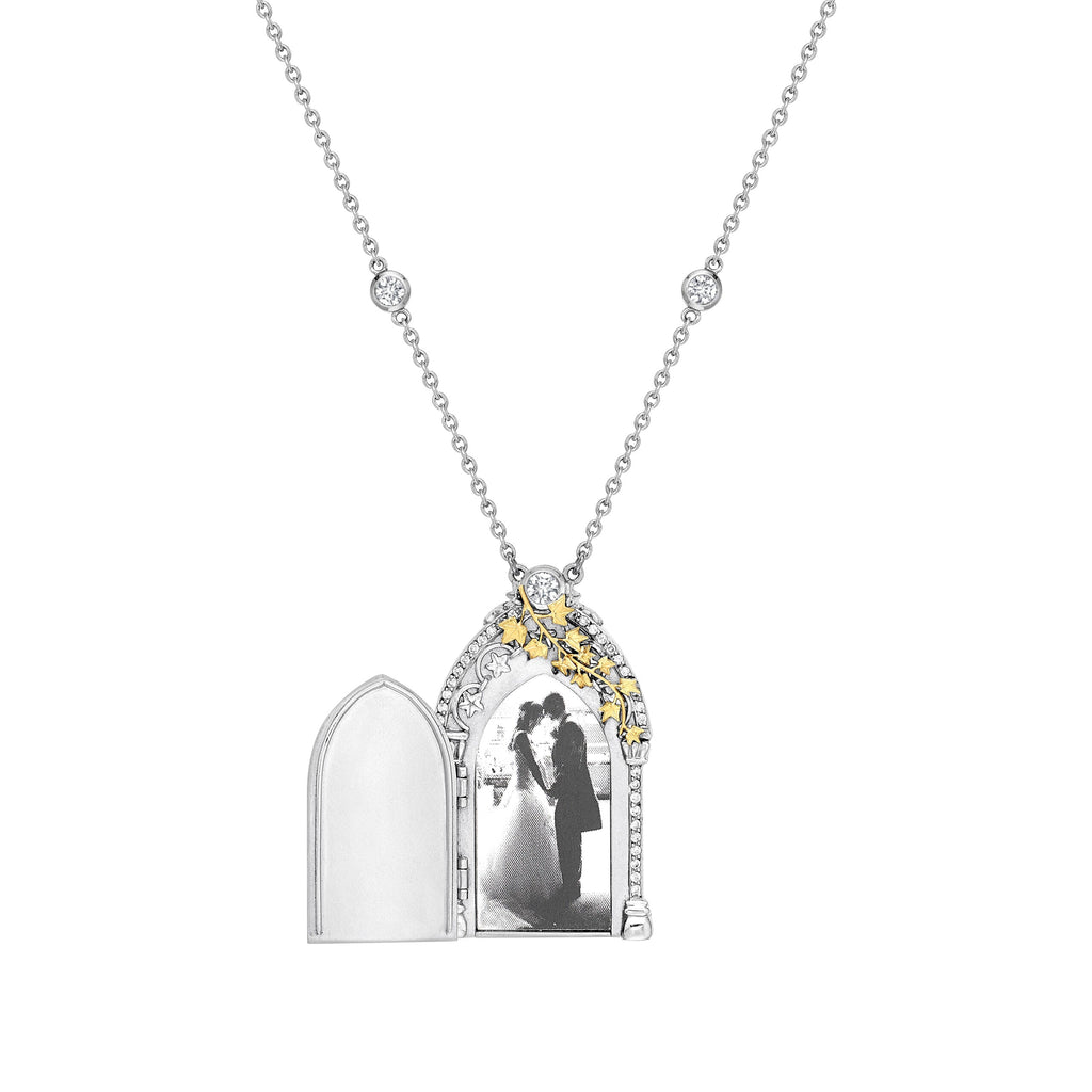 Forevermark Diamond Church Door Opening Pendant Locket