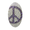 Diamond & Violet Sapphire Jouster Brooch