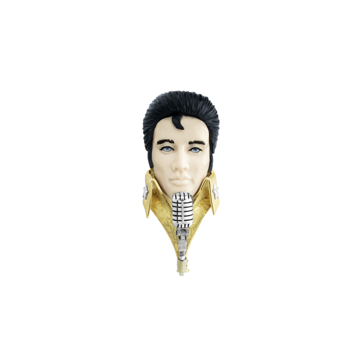 The King Mammoth & Onyx Brooch