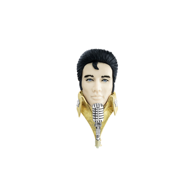 The King Mammoth & Onyx Brooch