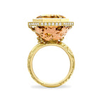 Autumn Tourmaline & Diamond Floribunda Ring