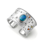 Black Opal Koi Carp Cuff Bangle