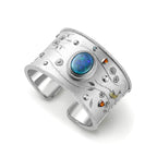 Black Opal Koi Carp Cuff Bangle