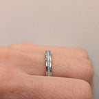 Ladies Diamond Set 3mm Platinum Band