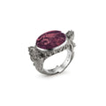 ALIAS Carved Pink Tourmaline Neptune Ring