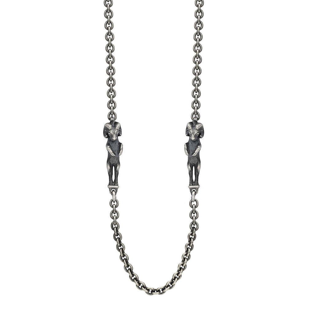 ALIAS Sterling Silver Ram Capricorn Necklace