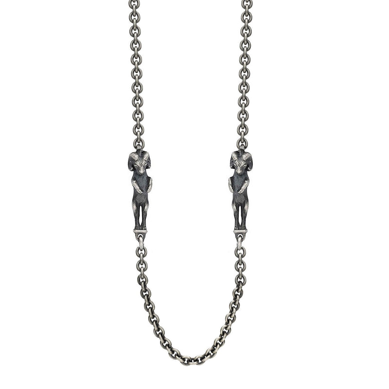 ALIAS Sterling Silver Ram Capricorn Necklace