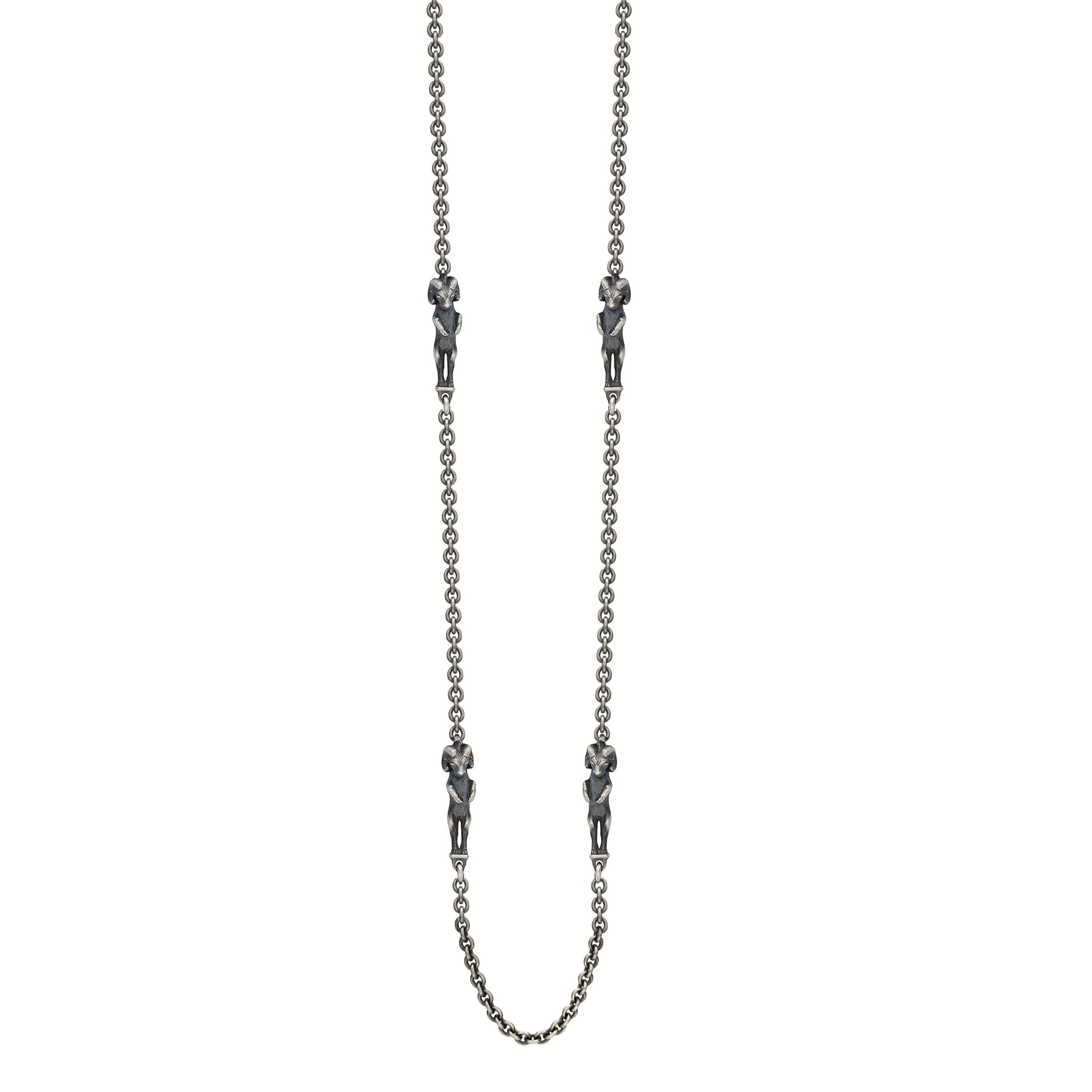 ALIAS Sterling Silver Ram Capricorn Necklace