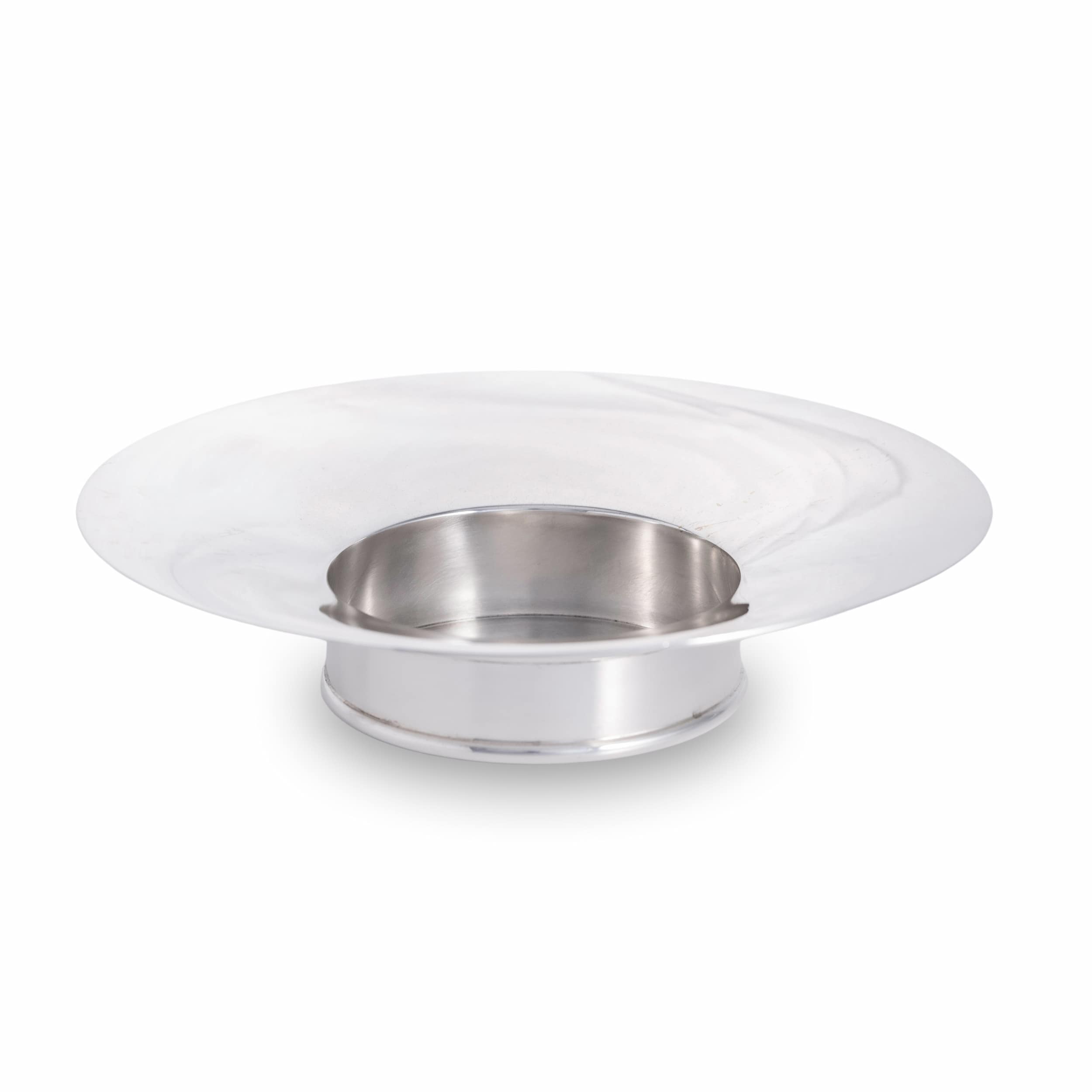 Silver Tazza Church Candle Stick Holderv