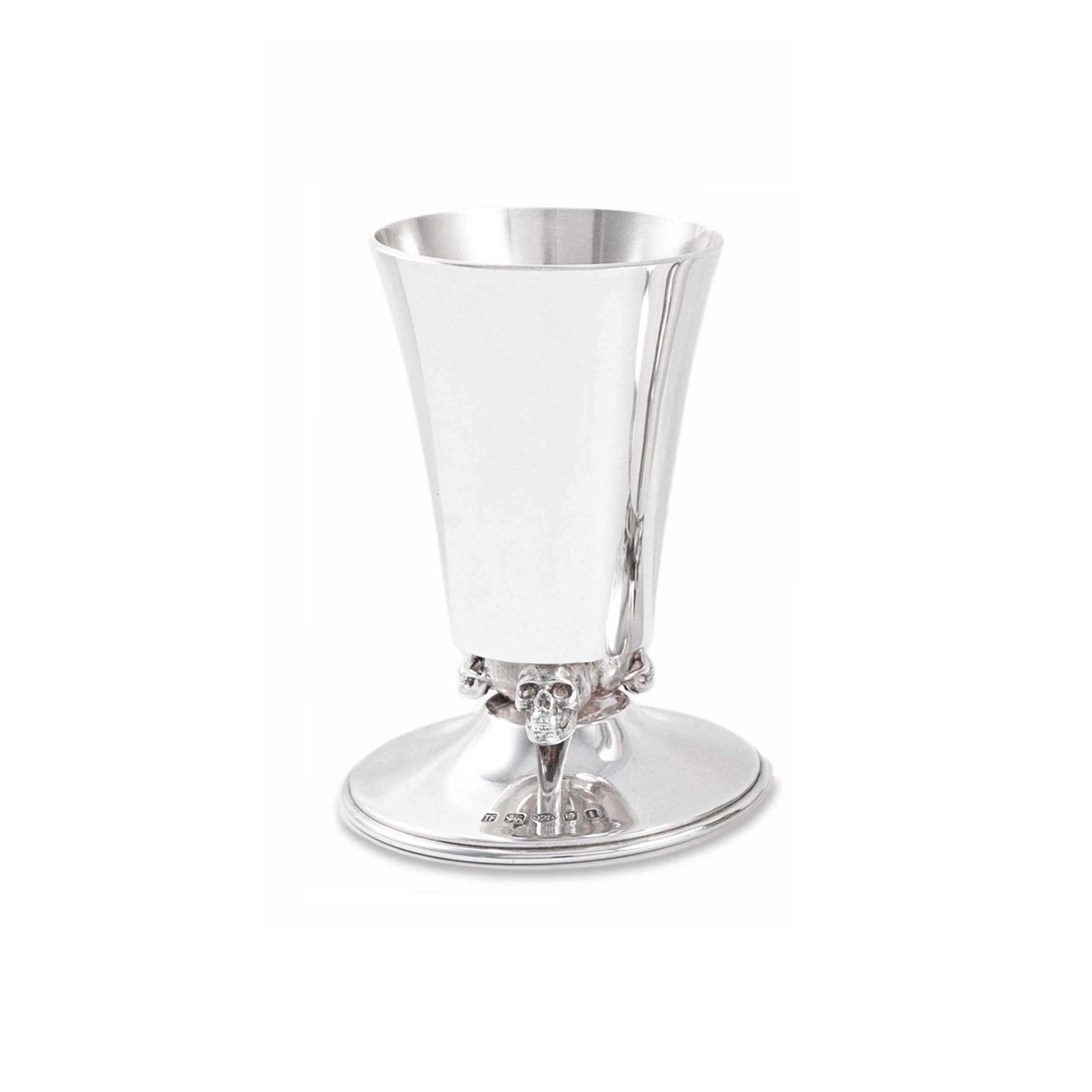 Silver Skull Foot Large Beaker