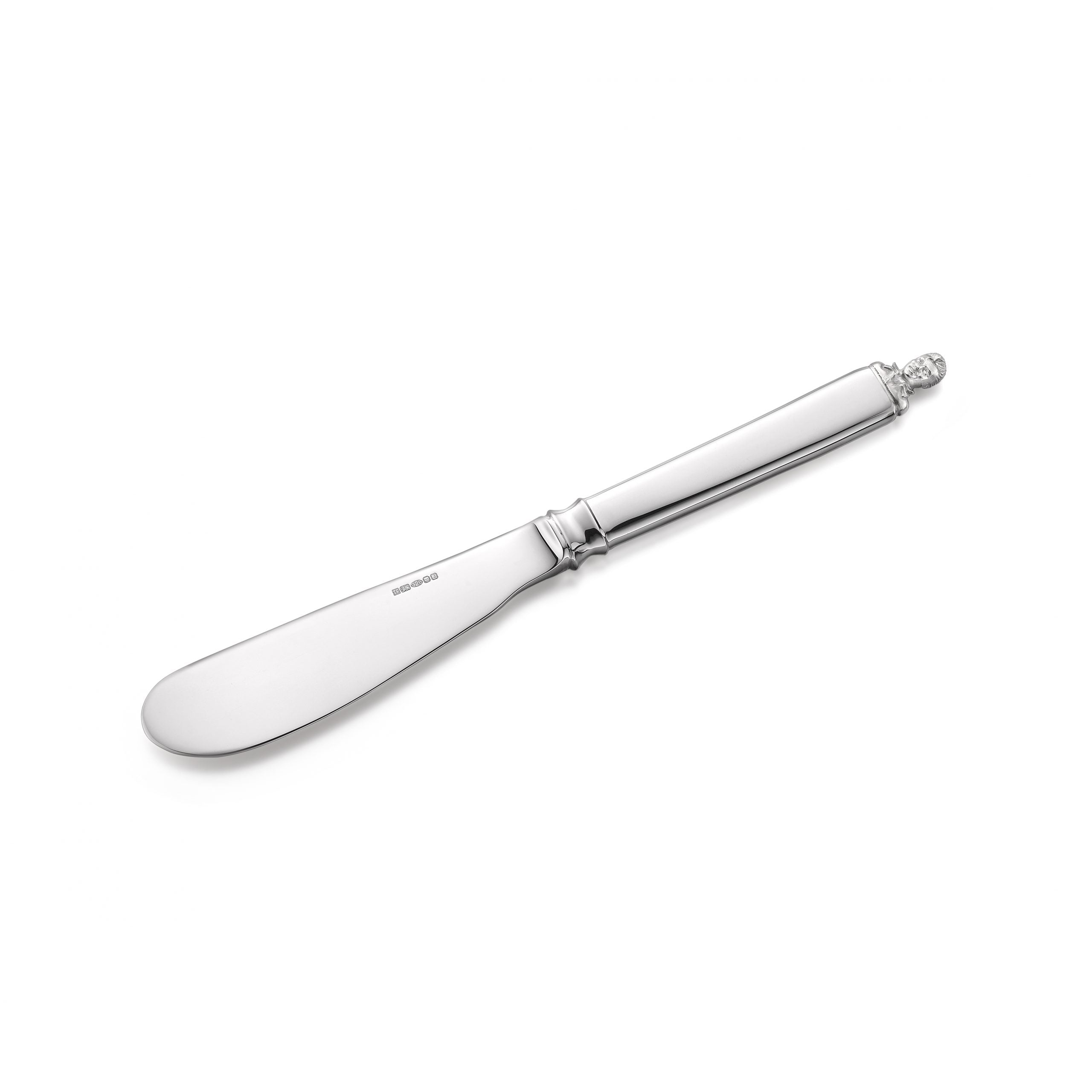 Silver The King Portrait Peanut Butter Knife