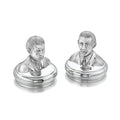 Silver Kray Brothers Salt & Pepper Shakers