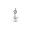 Silver Standing Jockey Menu Holder