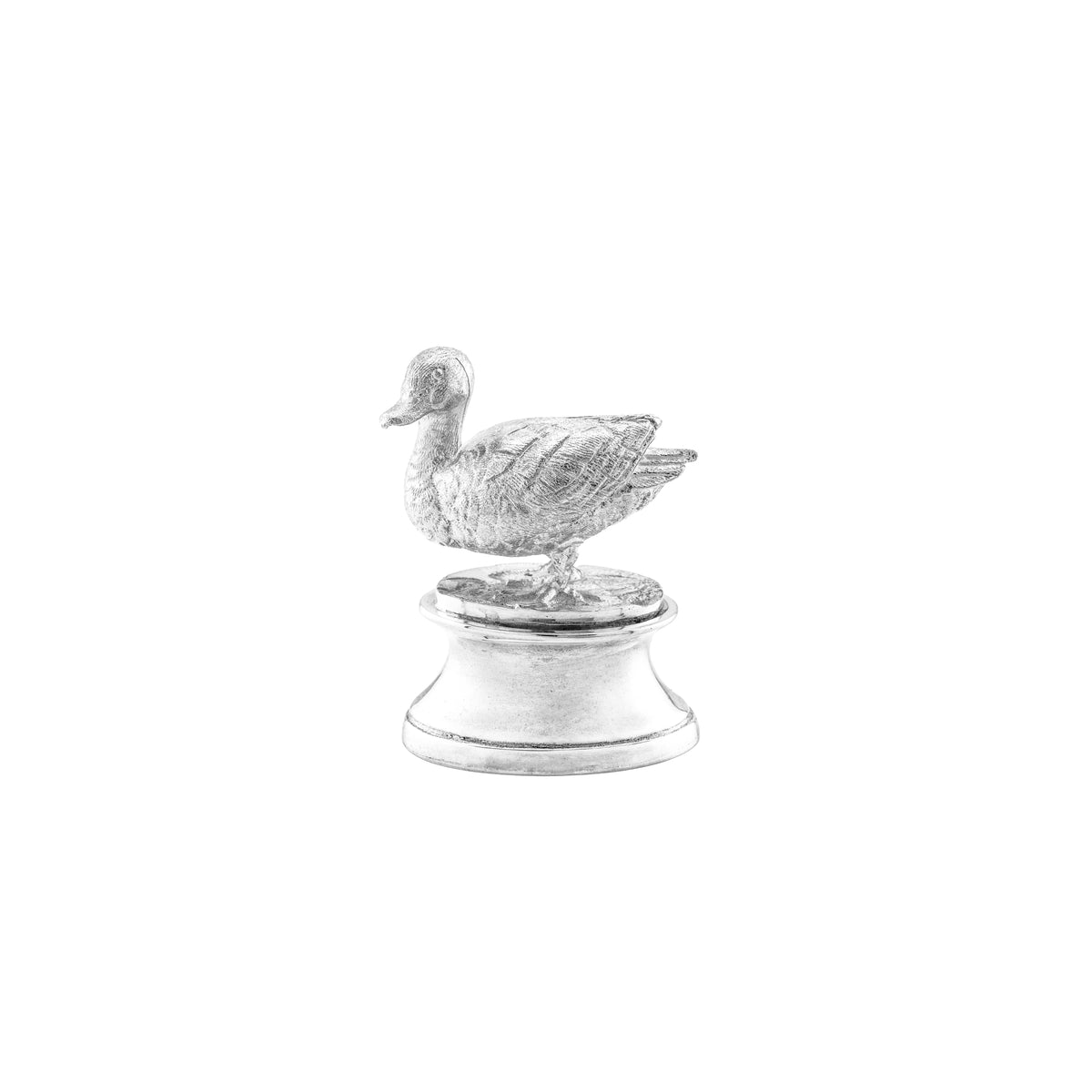 Silver Duck Menu Holder
