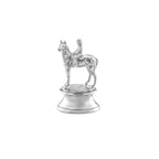 Silver Jockey and Horse Menu Holder