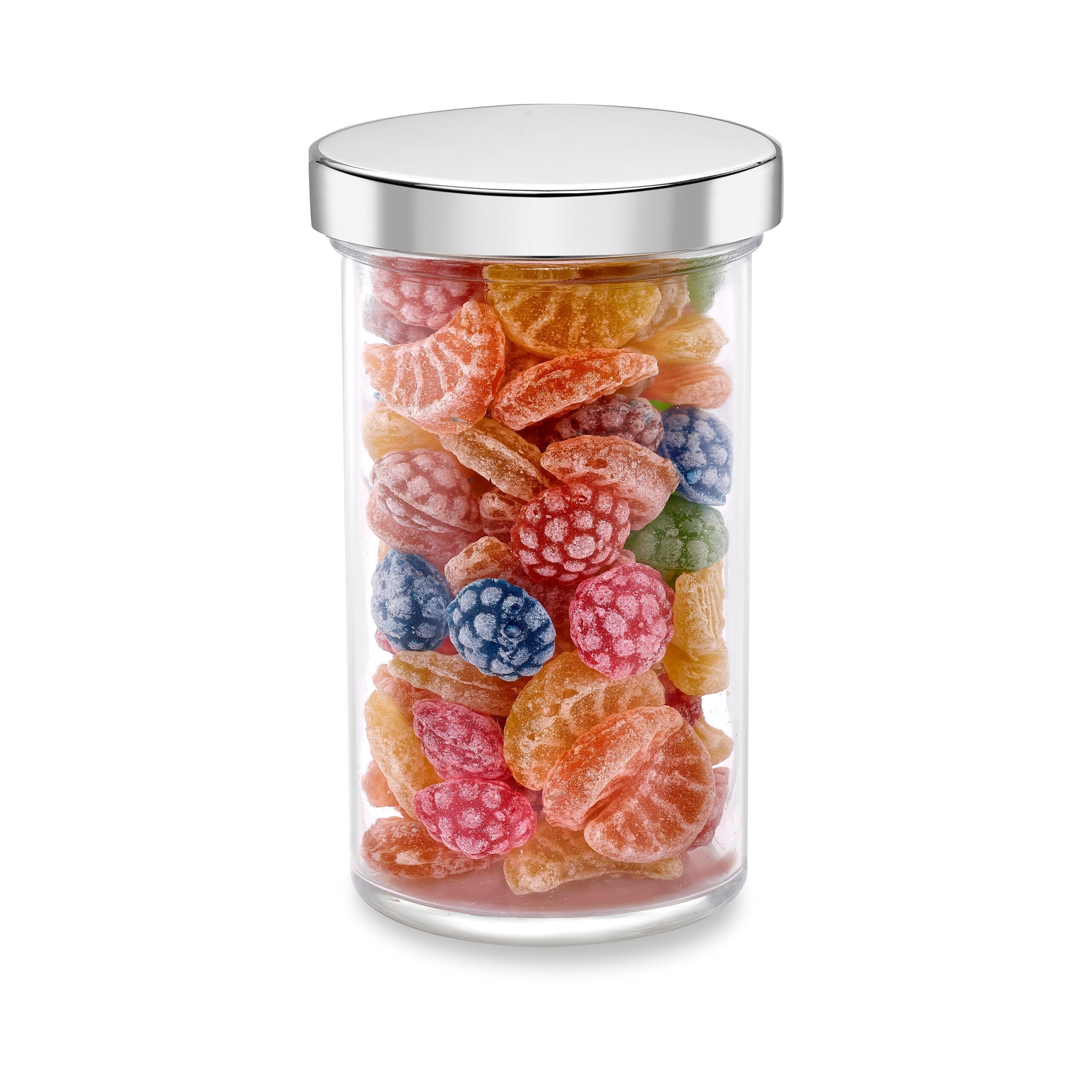 Silver Condiment Jar