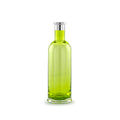 Silver Lime Green Coloured Tall Decanter