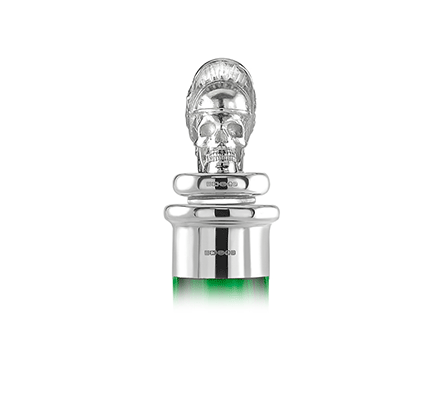 Silver Jockey Skull Decanter Stopper