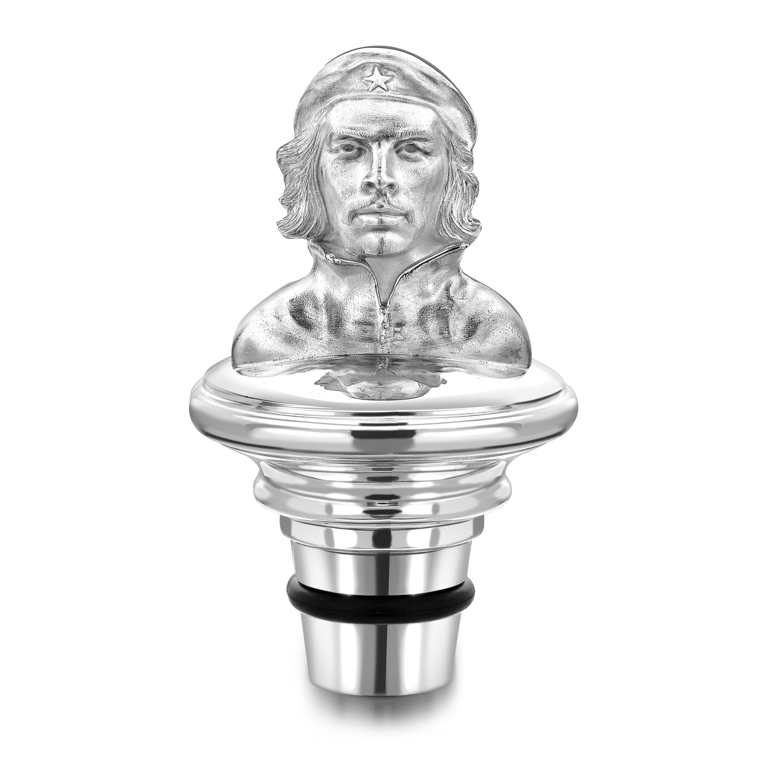 Silver Che Guevara Portrait Decenter Stopper