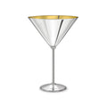 Gilded Silver Martini Glass