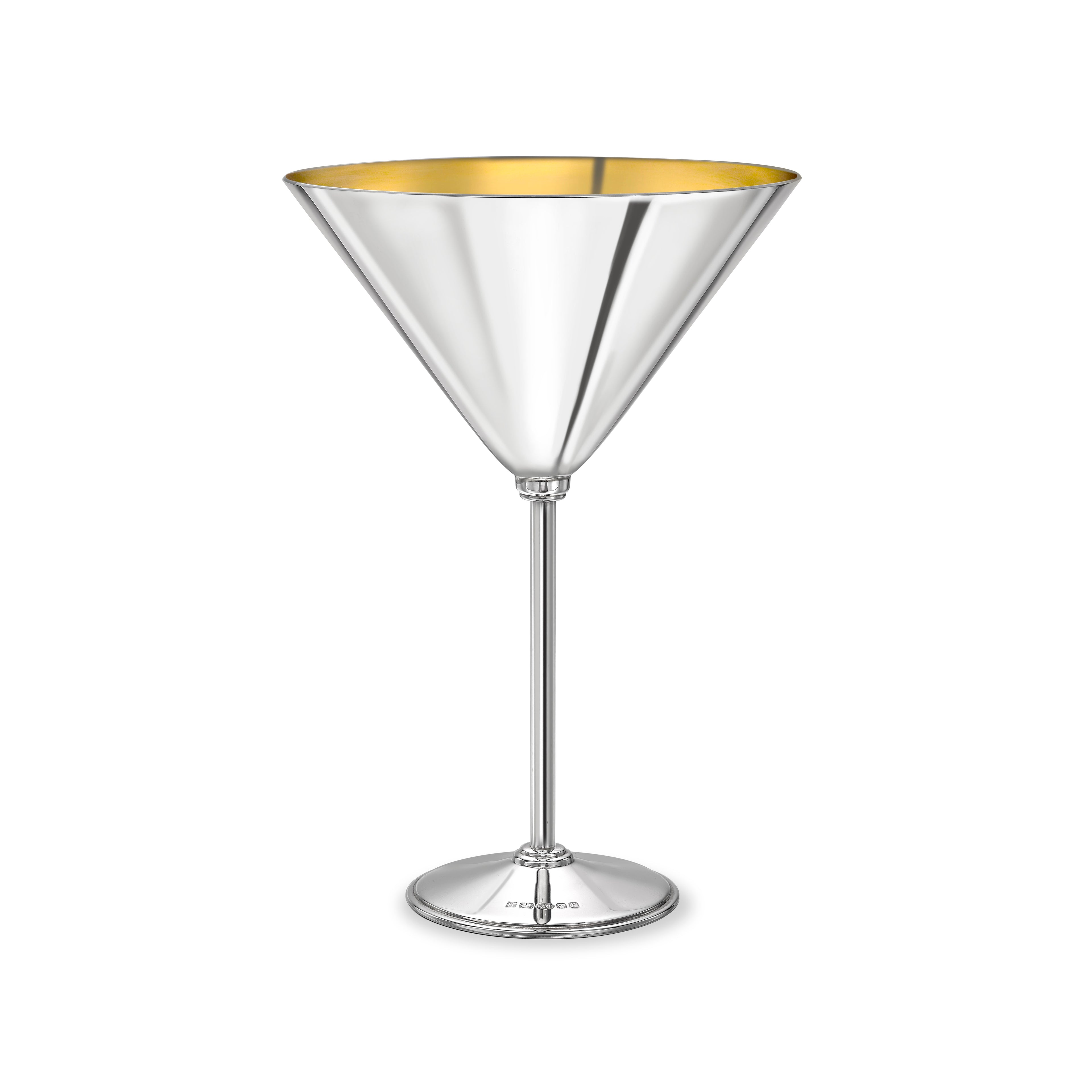 Sterling Silver Martini Cocktail Glass