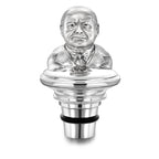 Silver Churchill Portrait Decanter Stopper