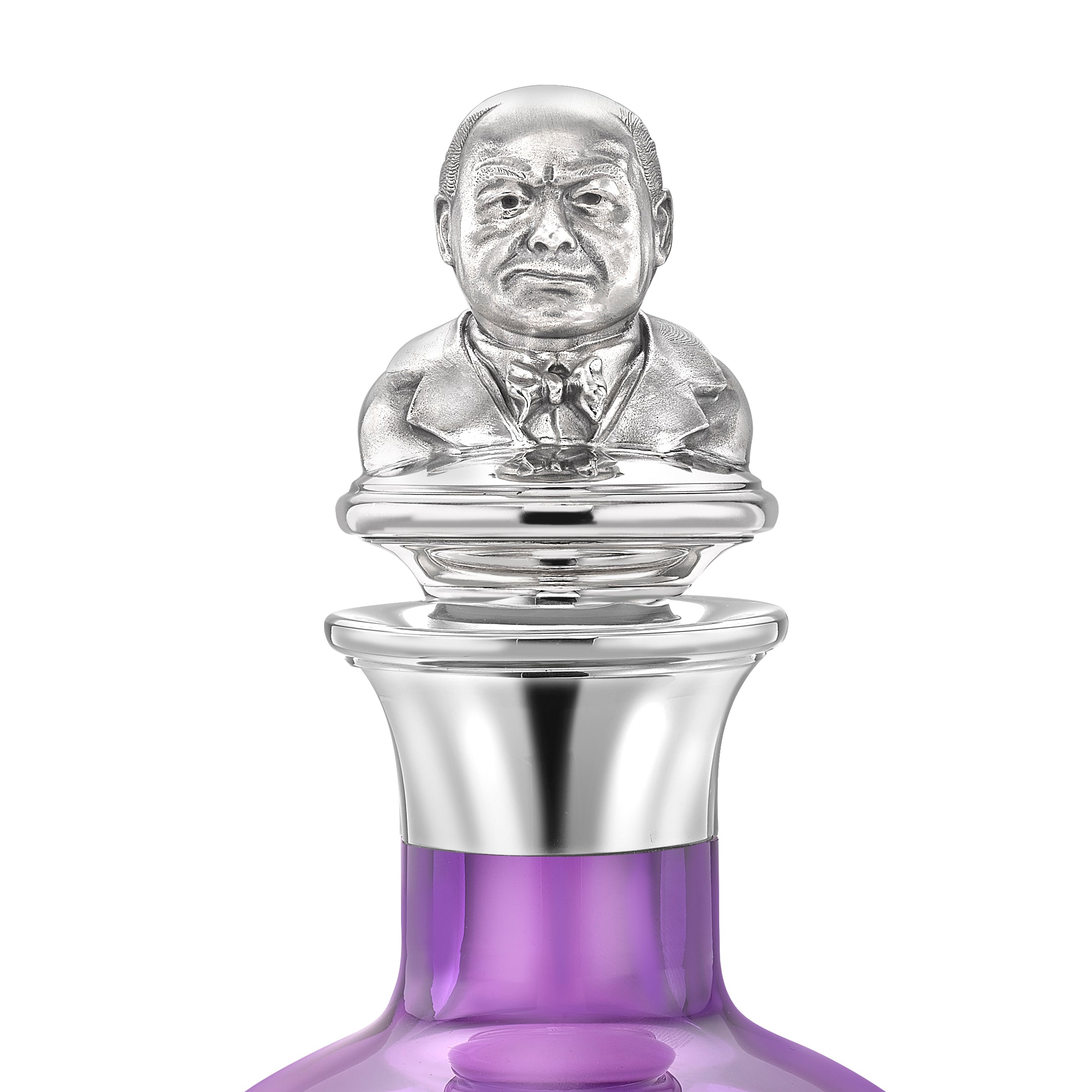 Silver Churchill Portrait Decanter Stopper